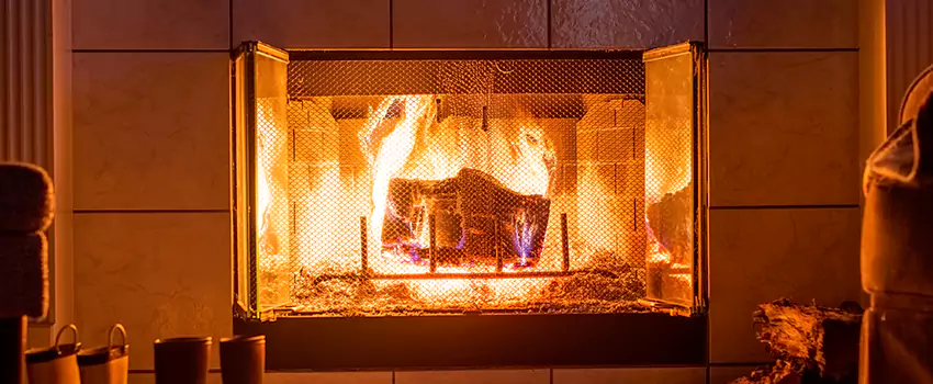 Mendota Hearth Landscape Fireplace Installation in Belle Glade, Florida